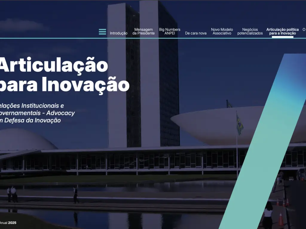 Abertura da seção de advocacy do Relatório Anual 2025 da ANPEI