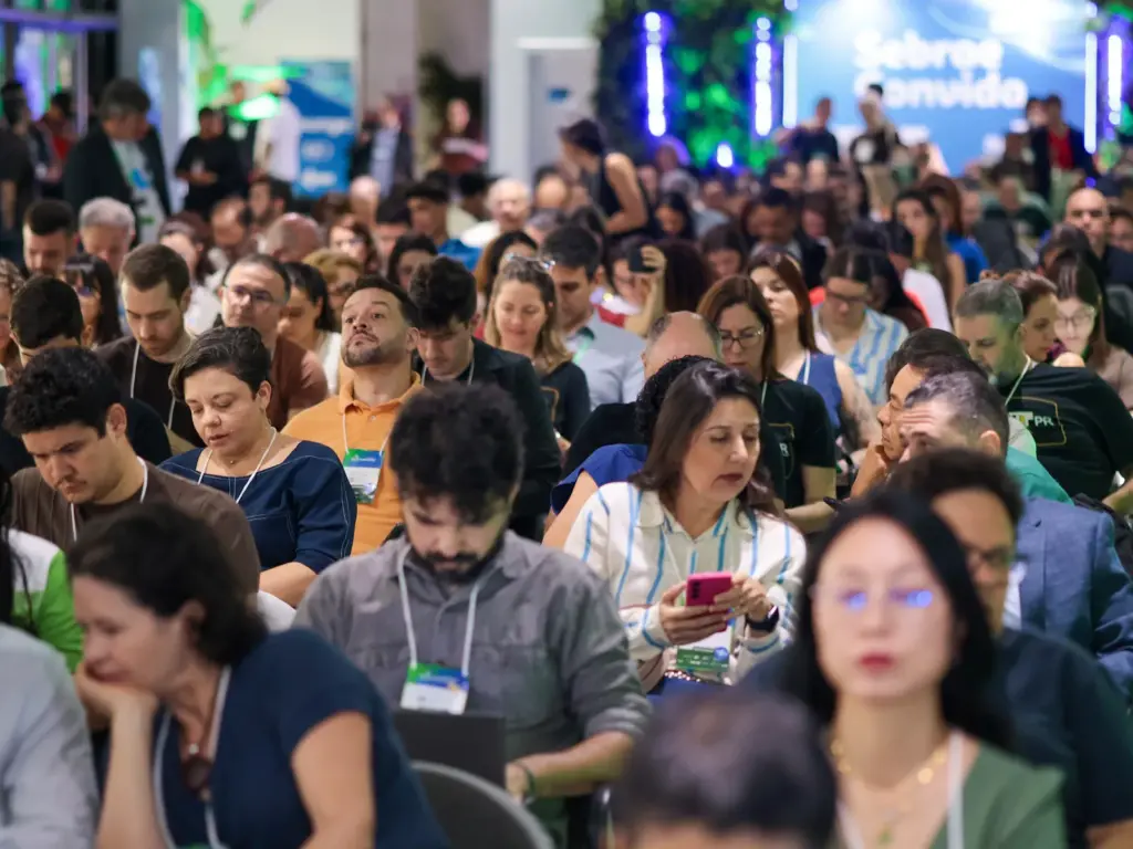 Área de convivência e networking da 36ª Conferência Anprotec