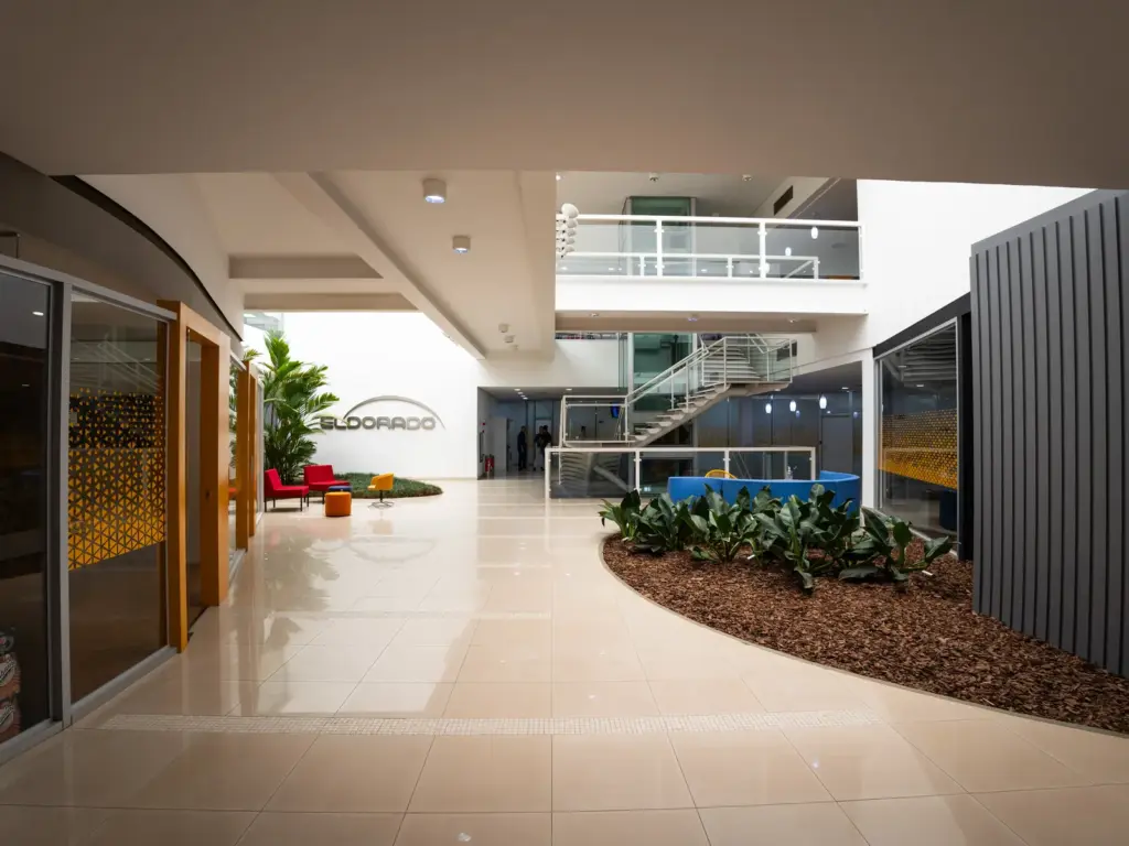 Área interna da sede do Instituto Eldorado